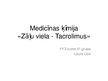 Presentations 'Medikaments "Tacrolimus"', 1.