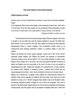 Summaries, Notes 'What Make English an International Language?', 2.