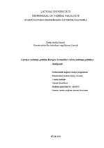 Essays 'Latvijas nodokļu politika Eiropas Savienības valstu nodokļu politikas skatījumā', 1.