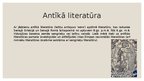 Presentations 'Antīkā literatūra', 2.