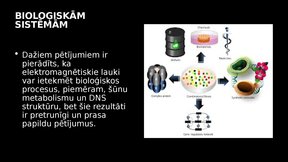 Presentations 'Elektromagnētiskais piesārņojums un tā ietekme uz kokaugiem', 11.