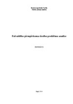 Research Papers 'Pašvaldību pirmpirkuma tiesību problēmu analīze', 1.