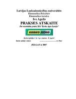 Practice Reports 'Prakse SIA "Kesko Agro"', 1.