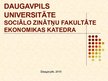 Presentations 'Pētniecības centri un ekonomikas popularizēšanas organizācijas Latvijā', 1.