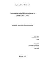 Research Papers 'Cukura nozares likvidēšanas trūkumi un priekšrocības Latvijā', 1.