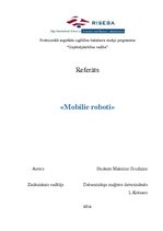 Research Papers 'Мобильные роботы', 1.