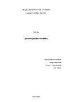 Research Papers 'Sociālie pabalsti un ētika', 1.