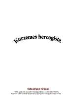 Summaries, Notes 'Kurzemes hercogiste', 1.