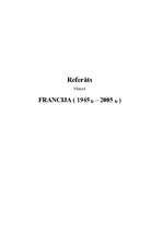 Research Papers 'Francija (1945.g.– 2005.g.)', 1.