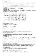 Summaries, Notes 'Mehāniskās svārstības un viļņi. Pārbaudes darbs fizikā 10.klasei', 2.