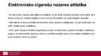 Presentations 'Elektroniskā cigarete', 7.