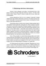 Practice Reports 'Finanšu tirgus pētījums (Schroders AG/Sveice)', 11.