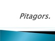 Presentations 'Pitagors', 1.