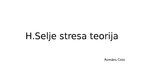 Presentations 'Hansa Seljē stresa teorija', 1.