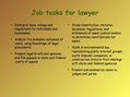 Presentations 'My Future Profession - Lawyer', 2.