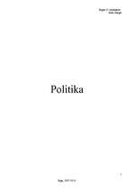 Summaries, Notes 'Politika', 1.