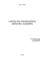 Research Papers 'Latvija kā starptautisko attiecību subjekts', 12.