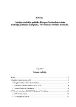 Research Papers 'Latvijas nodokļu politika Eiropas Savienības valstu nodokļu politikas skatījumā.', 1.