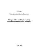 Research Papers 'Nacionālo minoritāšu tiesību vēsture', 1.