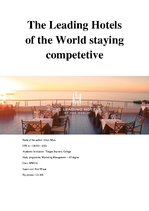 Research Papers 'The Leading Hotels of the World Staying Competitive', 1.
