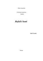 Research Papers 'Dižrenesanse Itālijā. Rafaēls Santi', 1.