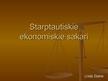 Presentations 'Starptautiskie ekonomiskie sakari', 1.