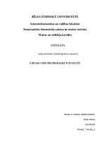 Research Papers 'Latvijas vieta starptautiskajā tirdzniecībā', 1.