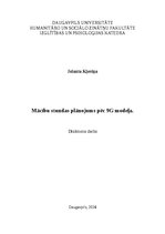 Summaries, Notes 'Mācību stundas plānojums pēc 9G modeļa', 1.