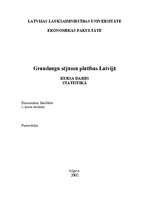 Research Papers 'Graudaugu sējumu platības Latvijā', 1.