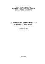 Practice Reports 'Starptautisko finanšu pārskatu standartu pielietojums', 1.