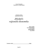 Research Papers 'Jēkabpils reģionālā ekonomika', 1.