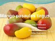 Presentations 'Mango augļu tirgus', 1.