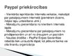 Presentations 'Informācija par PayPal pielietojumu', 9.