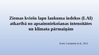 Presentations 'Lapu virsmas laukuma izmaiņas atkarībā no dažādiem faktoriem', 8.