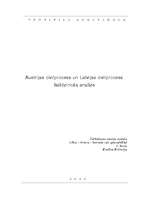 Research Papers 'Austrijas civilprocess un Latvijas civilprocess. Salīdzinoša analīze', 1.