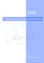 Research Papers 'Marketing Communication Plan', 1.