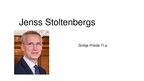 Presentations 'Jenss Stoltenbergs', 1.