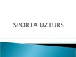 Presentations 'Sporta uzturs', 1.