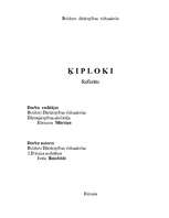 Research Papers 'Ķiploki', 1.