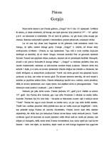 Essays 'Platons "Gorgijs"', 1.