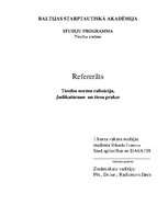 Research Papers 'Tiesību normu realizācija, judikatūra un tiesu prakse', 1.
