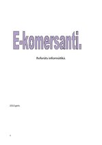 Research Papers 'E-komersanti', 1.