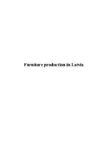 Research Papers 'Furniture Production in Latvia', 1.
