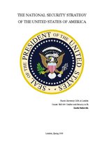Research Papers 'The National Security Strategy of the United States of America', 1.