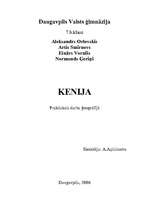 Research Papers 'Kenija', 1.