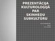 Presentations 'Skinhedu subkultūra', 1.