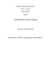 Research Papers 'Romiešu tiesību recepcija viduslaikos', 1.