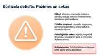 Presentations 'Kortizola loma organismā un stresa reakcijā', 8.
