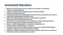 Presentations 'Kortizola loma organismā un stresa reakcijā', 27.