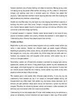 Essays 'How weather affects daily life', 4.